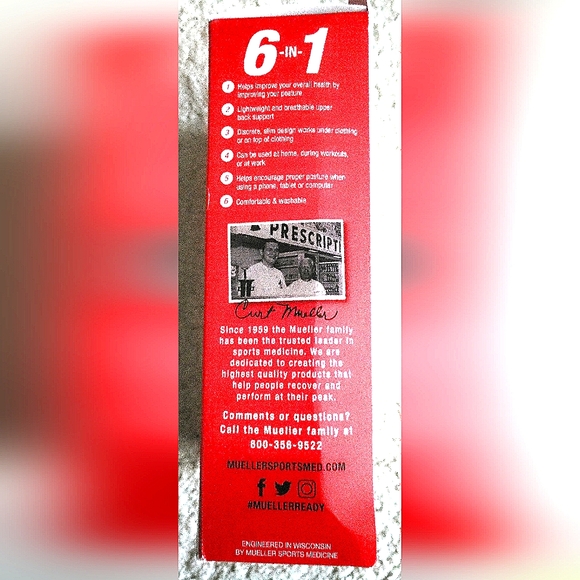 NEW POSTURE CORRECTOR, ADJUSTABLE FITS 34-44"CHEST CIRCUMFERENCE, PADDED STRAP - Picture 4 of 4